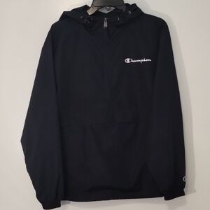 Champion Navy Blue Windbreaker Jacket